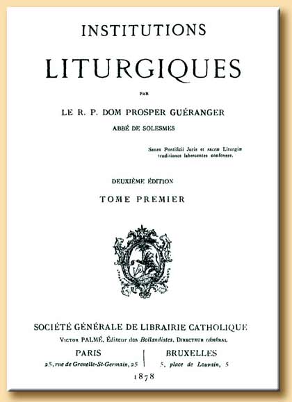institutions liturgiques
