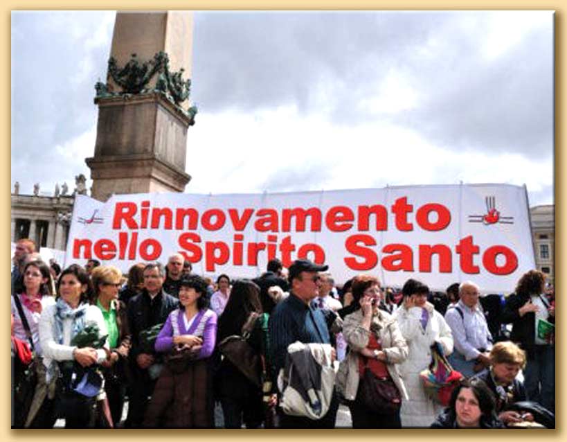 carismatici in piazza san pietro