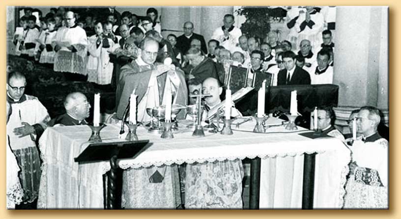 paolo VI celebra la prima messa in italiano