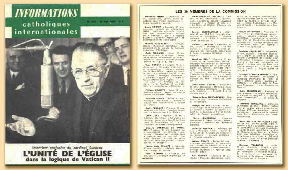 informations catholiques internationaes 1969