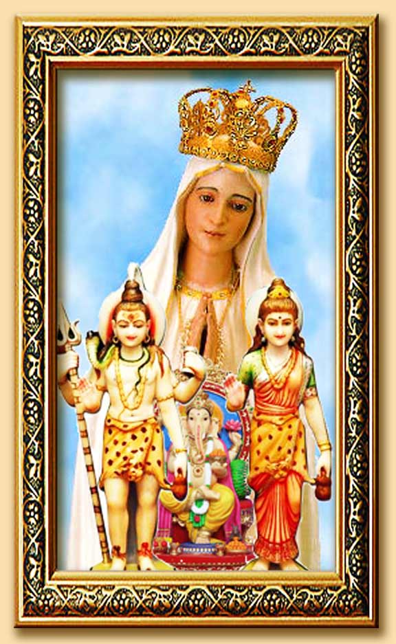 la madonna di fatima e gli idoli induisti