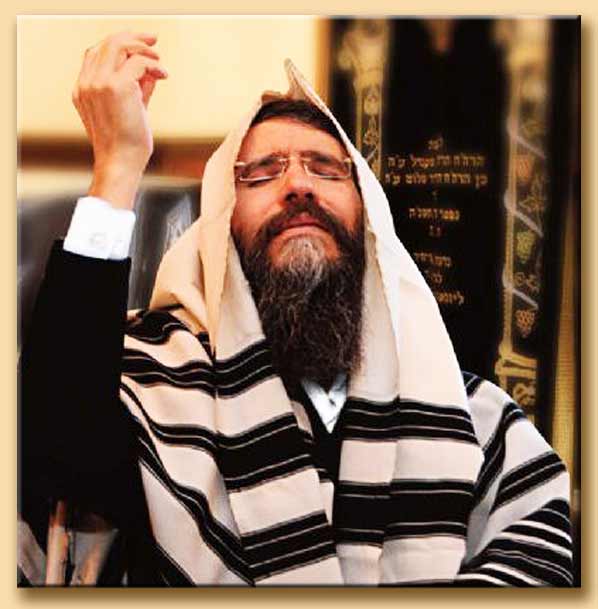 ebreo ortodosso in preghiera