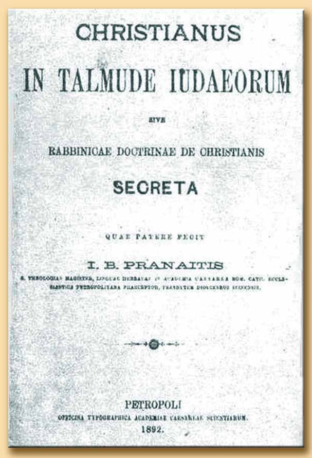 christianus in talmude iudeorum, sive rabbinicæ doctrinæ de christianis secreta